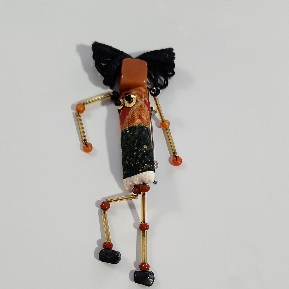 Handcrafted Multicolor Beaded Doll